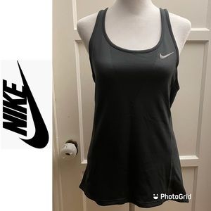 Nike Zonal Cooling Racerback Tank Top, Gray